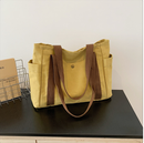 Bolsa Tote Espaçosa para Trabalho, Faculdade e Compras