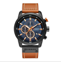 Relógio Masculino Luxo com Cronógrafo